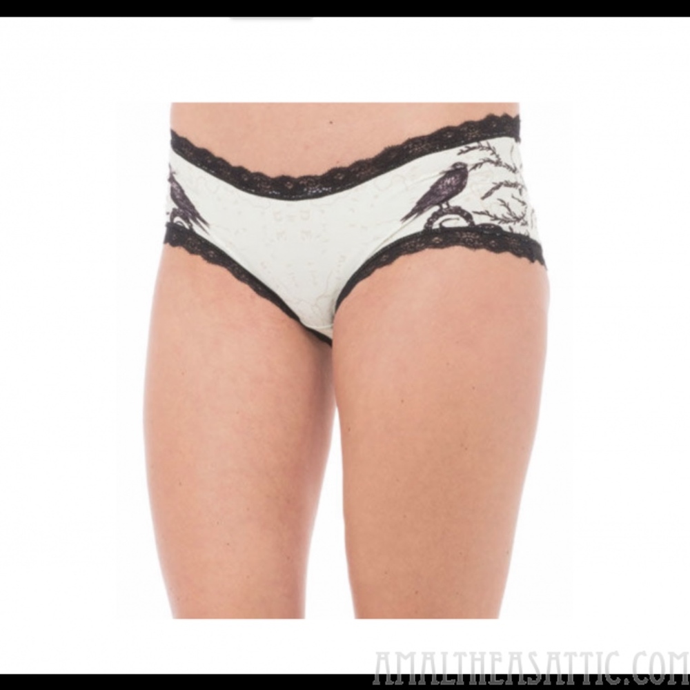 Jawbreaker Sea Witch Raven Boy Shorts Panties
